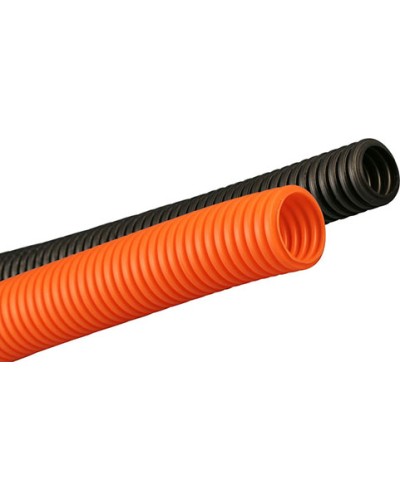 Труба ПНД гофрир. тяжелая, цвет чёрный, диам 32мм Экопласт 21032 в Москве Труба гофрированная Pintop.ru