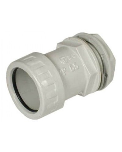 Муфта «труба-коробка» D25 мм , без галогена Экопласт 42725HF в Москве Аксессуары для труб (ОКЛ) Экопласт Pintop.ru