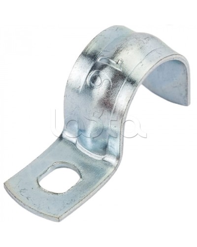 Скоба оцинкованная однолапковая для трубы D16 мм (100 шт/уп) Экопласт 43716 в Москве Крепежные изделия Pintop.ru