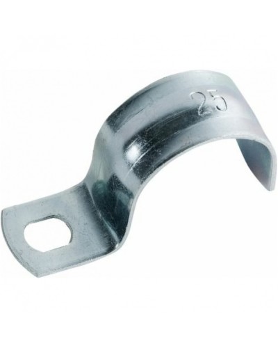 Скоба оцинкованная однолапковая для трубы D25 мм (100 шт/уп) Экопласт 43725 в Москве Крепежные изделия Pintop.ru