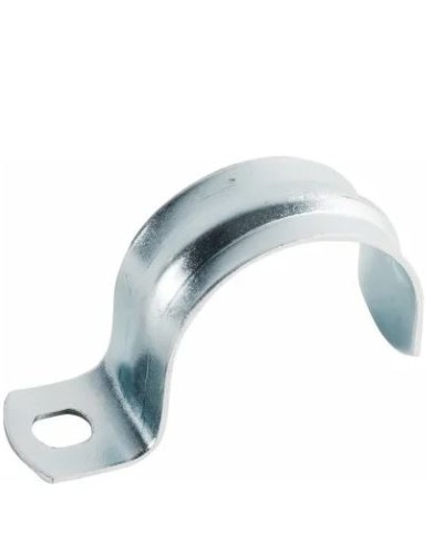 Скоба оцинк. с одним отверстием, для трубы D32мм (100 шт/уп) Экопласт (43732) - Скоба оцинкованная с одним отверстием, для трубы D32мм Экопласт в Москве Держатели, клипсы, скобы Pintop.ru