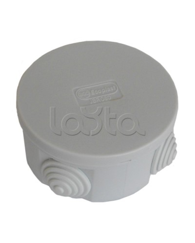 Коробка распаячная D70x36 мм, 4 вых Экопласт 44001HF в Москве Распределительные коробки Pintop.ru