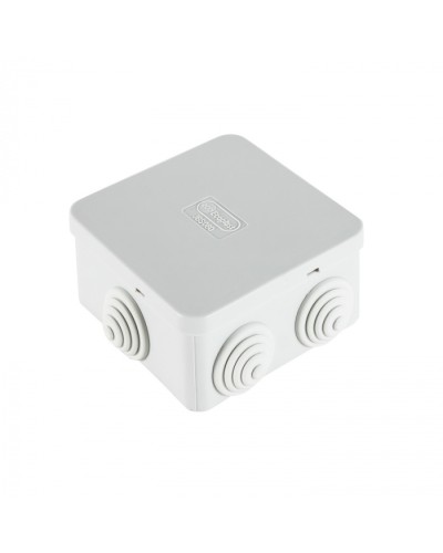 Коробка распределительная о/п, для монтажного пистолета 85х85х50, без галогена, 6 вых, IP44 (44066HF) в Москве Распределительные коробки Pintop.ru