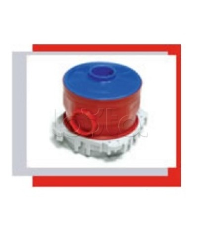 Крышка фланцевая для коробки под заливку в бетон (синий) Экопласт 44602 в Москве Аксессуары для кабель-канала Pintop.ru