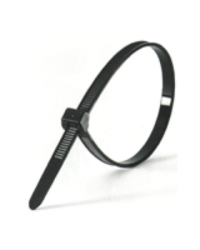 Хомут кабельный 2,5x200 мм, черный (100 шт/уп) Экопласт 45200BL в Москве Стяжки-хомуты Pintop.ru