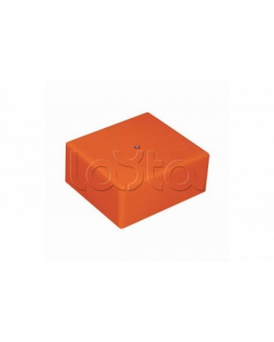 Коробка огн. с глад. стенками,без галогена, заземление, IP41, 5P, (1,5-2,5 мм2) (оранж) ОКЛ Экопласт 46031PE-HF в Москве Распределительные коробки Pintop.ru
