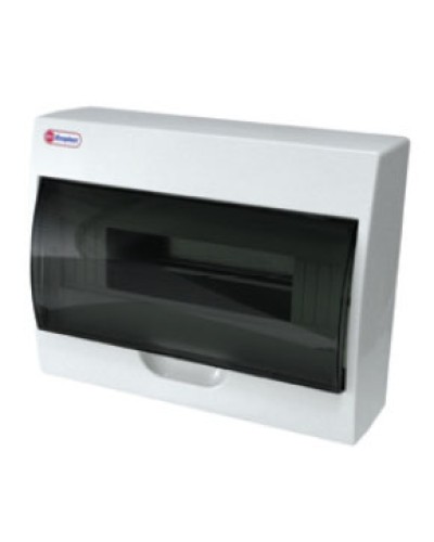 Шкаф настенный с дверцей, 24 модулей, IP40 Экопласт 46124 в Москве Боксы для автоматов Pintop.ru