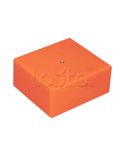 Коробка огн. с глад. стенками,без галогена, IP41, 12P, (1,5-6мм2) (оранж) ОКЛ Экопласт (46281HF) в Москве Распределительные коробки Pintop.ru