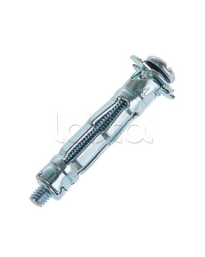 Дюбель металлический Молли с винтом 4x6x38 (250шт) Экопласт (47235) в Москве Крепеж: Дюбели, шурупы, саморезы Pintop.ru