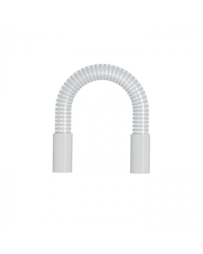 Гибкий переход для трубы диам. 25мм, длина 30см, цвет белый (49415W) в Москве Повороты, муфты, тройники Pintop.ru