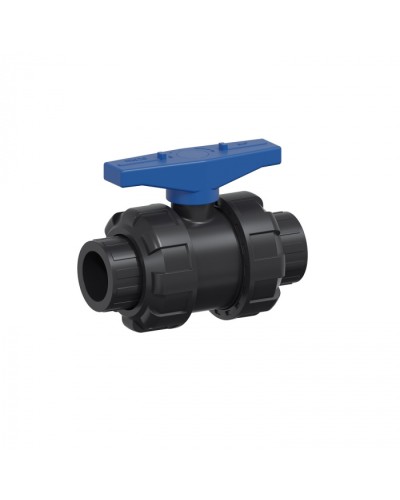 Кран шаровый d25 (уплотнение TPV, остальное EPDM) с муфтовым окончанием Экопласт (49447) в Москве Аксессуары для кабель-канала Pintop.ru