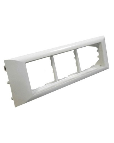 Суппорт для 3 розеток 45х45 или 6 модулей 22.5х45 для кабель-канала серии ARC-LAN Экопласт 573916 в Москве Аксессуары для кабель-канала Pintop.ru