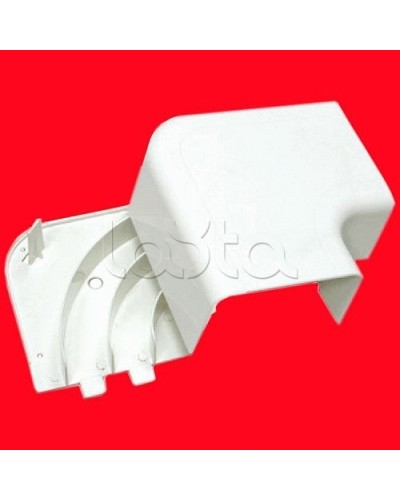 Угол плоский 100х55 с задней стенкой и разделителем для кабель-канала серии ARC-LAN Экопласт 576311 в Москве Аксессуары для кабель-канала Pintop.ru