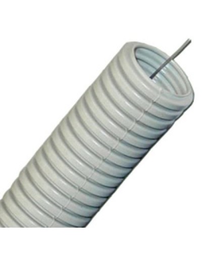 Труба гофрированная HFLS легкая диам 32 мм, с зондом, без галогена, низкое дымовыделение Экопласт 60132HFLS в Москве Труба (ОКЛ) Экопласт Pintop.ru