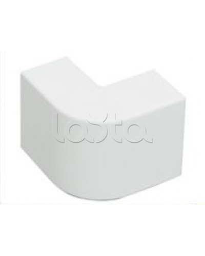 Угол внешний плавный стандарт TIA 20x10 мм Экопласт 72201R в Москве Аксессуары для кабель-канала Pintop.ru