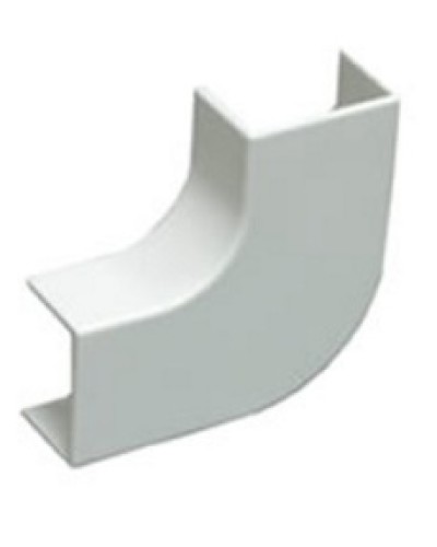 Угол плоский плавный стандарт TIA 20x10 мм Экопласт 72301R в Москве Аксессуары для кабель-канала Pintop.ru