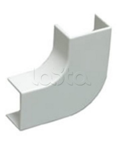 Угол плоский плавный стандарт TIA 25x16 мм Экопласт 72305R в Москве Аксессуары для кабель-канала Pintop.ru