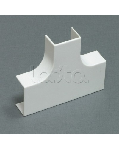 Тройник плавный стандарт TIA 60х40 мм Экопласт 76415R в Москве Аксессуары для кабель-канала Pintop.ru