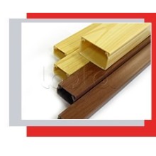 Миниканал 12x12 серия MEX с текстурой дерева (сосна) Экопласт 77021P-2