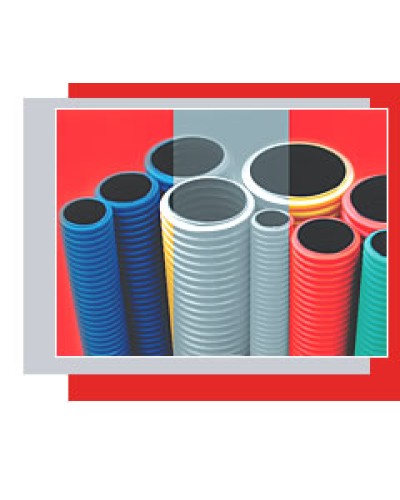 Труба для прокладки кабеля под землей D75мм (внешн.) Экопласт 80075 в Москве Труба гофрированная Pintop.ru