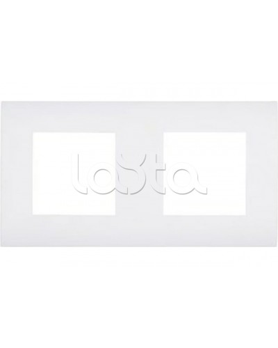 Накладка розетки телефонной или компьютерной 22,5х45 мм под рамку LK45 Экопласт (854204) в Москве Аксессуары для кабель-канала Pintop.ru