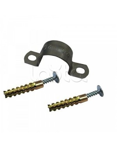 Дюбель-хомут клоп (двухлапковый) 21-22 мм Гефест (100 шт/уп) в Москве Крепеж: Дюбели, шурупы, саморезы Pintop.ru