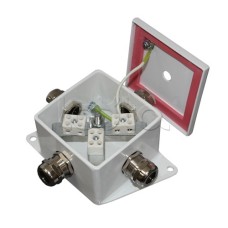 Коробка монтажная огнестойкая Гефест КМ-О (2к*10,0)-IP66, четыре ввода 80х80х68