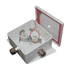 Коробка монтажная огнестойкая Гефест КМ-О (8к*10,0)-IP66-120х120, семь вводов