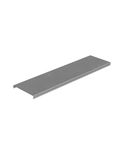 Крышка лотка 150х0,8 L2500 мм ПЛЮС INOX304 КМ-Профиль (KLplus150-0.8-2500 INOX304) в Москве Аксессуары для лотков Pintop.ru