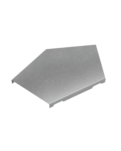 Крышка горизонтального угла 45 гр. 100 мм ПЛЮС HD85 КМ-профиль (KGLplus45-100 HD85) в Москве Аксессуары для лотков Pintop.ru