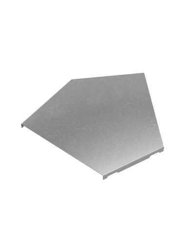 Крышка горизонтального угла 45 гр. 200 мм ПЛЮС HD КМ-Профиль (KGLplus45-200 HD) в Москве Аксессуары для лотков Pintop.ru