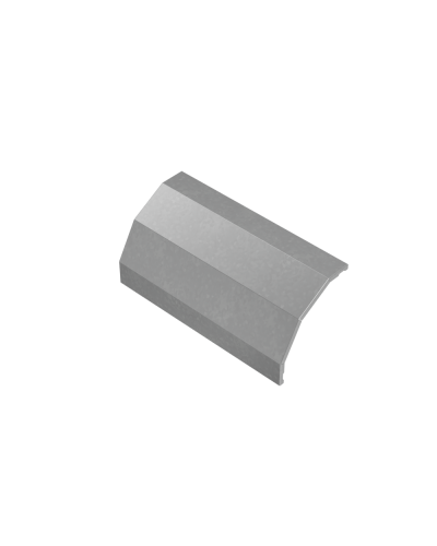 Крышка внешнего вертикального угла 90 гр. 500 мм ПЛЮС INOX304 КМ-Профиль (KVLplus90-500 INOX304) в Москве Аксессуары для лотков Pintop.ru