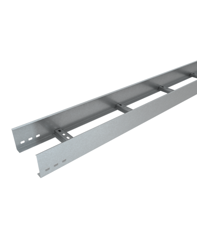 Лоток лестничный 100х200х1,2 L2000 мм HD85 КМ-профиль (LL100-200-1.2-2000 HD85) в Москве Кабельные лотки Pintop.ru