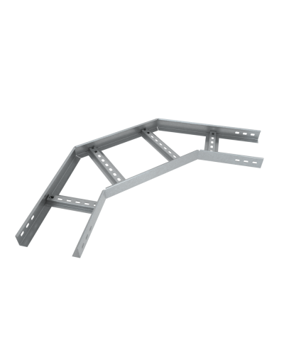 Угол лестничный горизонтальный 90 гр. 70х400х1,2 мм HD85 КМ-профиль (LGL90-70-400-1.2 HD85) в Москве Аксессуары для лотков Pintop.ru
