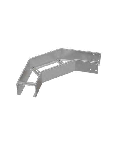 Угол лестничный горизонтальный 90 гр. 150х500х1,2 мм N КМ-профиль (LGL90-150-500-1.2 N) в Москве Аксессуары для лотков Pintop.ru