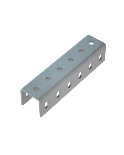 Соединитель усиленного швеллера 50х50х4,0 мм INOX304 КМ-Профиль (SLPU50-50 INOX304) в Москве Аксессуары для лотков Pintop.ru