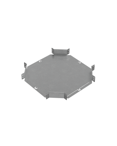 Х-разветвитель 80х400 мм ПЛЮС INOX304 КМ-Профиль (XDplus80-400 INOX304) в Москве Аксессуары для лотков Pintop.ru