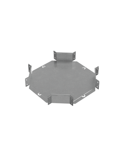 Х-разветвитель 100х300 мм ПЛЮС HD85 КМ-профиль (XDplus100-300 HD85) в Москве Аксессуары для лотков Pintop.ru