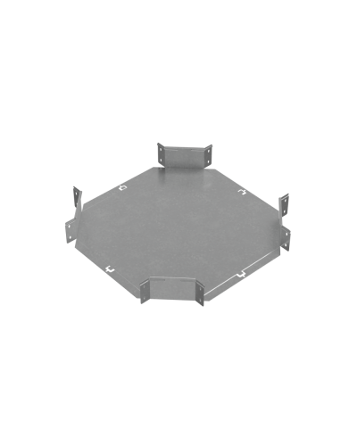 Х-разветвитель 100х400 мм ПЛЮС INOX304 КМ-Профиль (XDplus100-400 INOX304) в Москве Аксессуары для лотков Pintop.ru