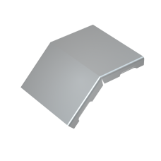 Крышка внешнего вертикального угла 45 гр. 400 мм КМ-Профиль (KVL45-400)