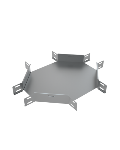 Х-разветвитель 50х200 мм КМ-Профиль (XD50-200) в Москве Аксессуары для лотков Pintop.ru