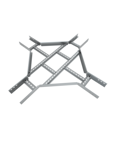 Х-разветвитель лестничный 50х100х1,2 мм КМ-Профиль (LXD50-100-1.2) в Москве Аксессуары для лотков Pintop.ru