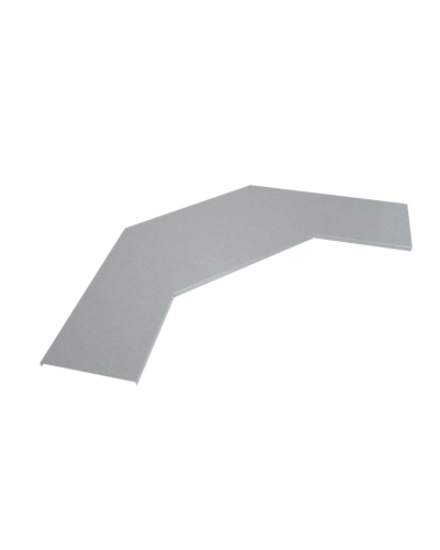 Крышка лестничного горизонтального угла 90 гр. 700 мм HD85 КМ-профиль (KLGL90-700 HD85) в Москве Аксессуары для лотков Pintop.ru