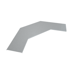 Крышка лестничного горизонтального угла 90 гр. 600 мм КМ-Профиль (KLGL90-600)