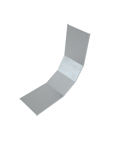 Крышка лестничного вертикального внутреннего угла 90 гр. 800 мм HD85 КМ-профиль (KLNL90-800 HD85) в Москве Аксессуары для лотков Pintop.ru