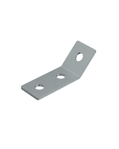 Уголок 45 гр. (3 отверстия) КМ-профиль (USG45-3) в Москве Аксессуары для лотков Pintop.ru