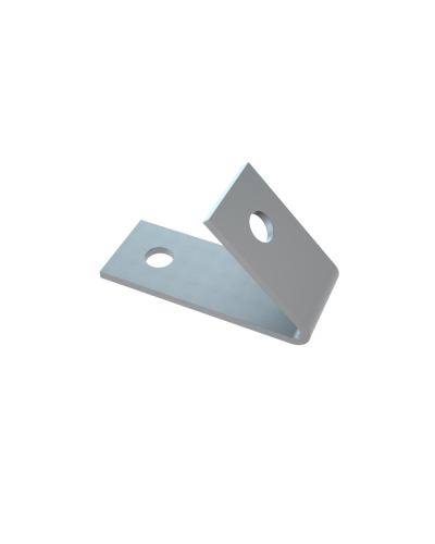 Уголок c острым углом 135 гр. с двумя отверстиями КМ-профиль (USG135-2) в Москве Аксессуары для лотков Pintop.ru