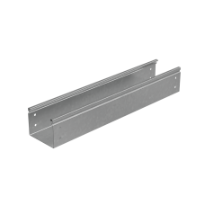 Лоток неперфорированный 80х100х0,8 L2500 мм "Стандарт ПЛЮС" INOX304 КМ-Профиль (LNEplus80-100-0.8-2500 INOX304)