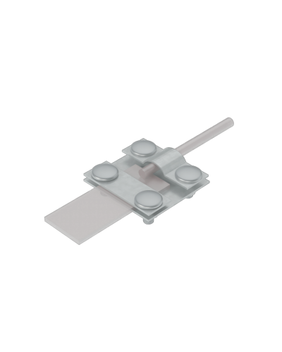 Контрольный соединитель полоса до 40 мм пруток Ø 5-10 мм CU КМ-Профиль (KS-B40-D5-10 CU) в Москве Монтажные материалы Pintop.ru