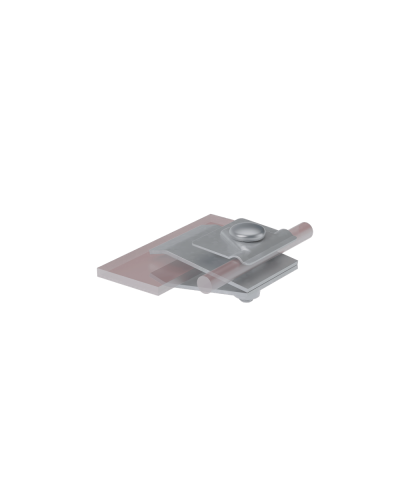 Фальцевый держатель H60 мм для прутка Ø 5-10 мм HD КМ-Профиль (FD-H60-D5-10 HD) в Москве Монтажные материалы Pintop.ru